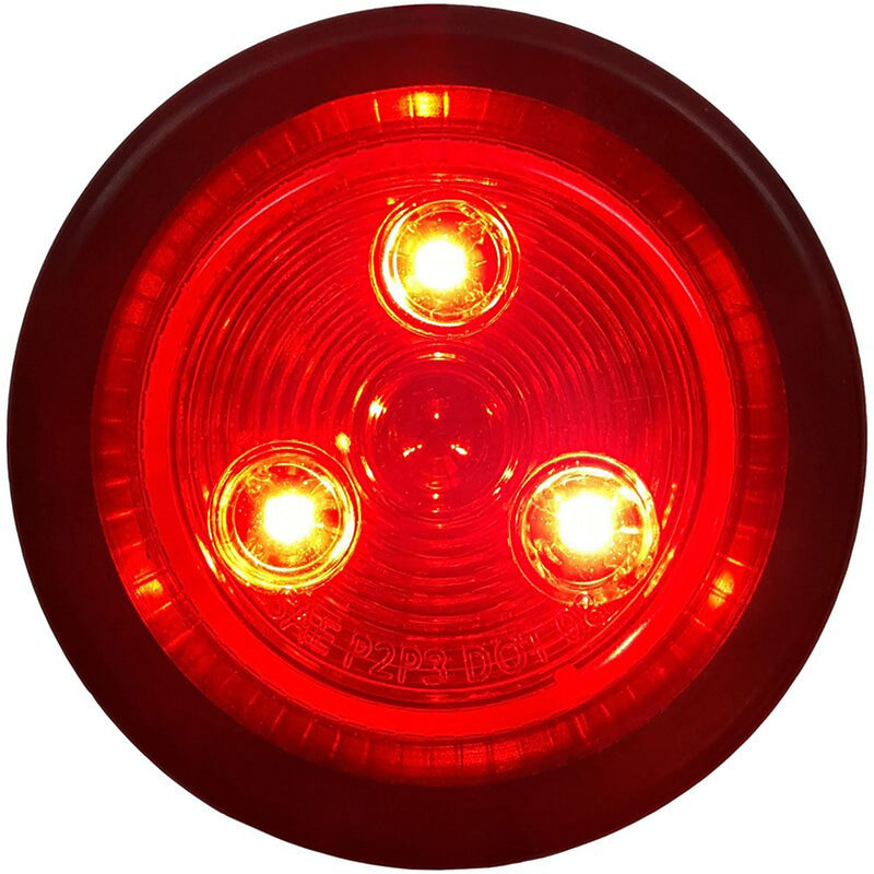 2" Red  Pontoon Trailer Light