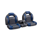DeckMate Bass Boat Bench Seat Set with Closed Middle Seat