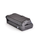 Deckmate Bench Mounted Folding Boat Seat Charcoal Blue Marine Grade Vinyl for sale