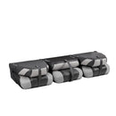 DeckMate Bass Boat Folding Bench Set with step middle Seat all closed