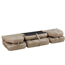 DeckMate Bass Boat Folding Bench Set with wide Jump Seat all closed