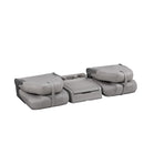 DeckMate Bass Boat Folding Bench Seat Set with center console closed