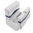 DeckMate Pontoon Bench top down open