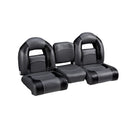 DeckMate Compact Bass Boat Bench Seat Set with jump seat