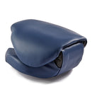 DeckMate High Back Sport Cushion Fishing Boat Seat White Blue Marine Grade Vinyl for sale