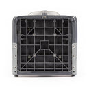 DeckMate Economy High Back Fishing Boat Seat Charcoal Gray Marine Grade Vinyl for sale