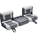 52" Low Back Bench Seat with Storage Console