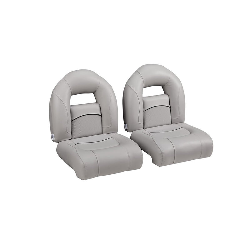 4 PIECE COMPACT BASS BOAT SEATS (SET OF 2)