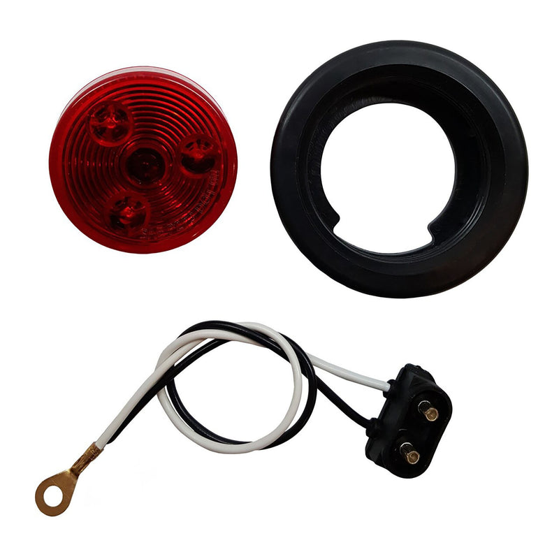 2" Red  Pontoon Trailer Light