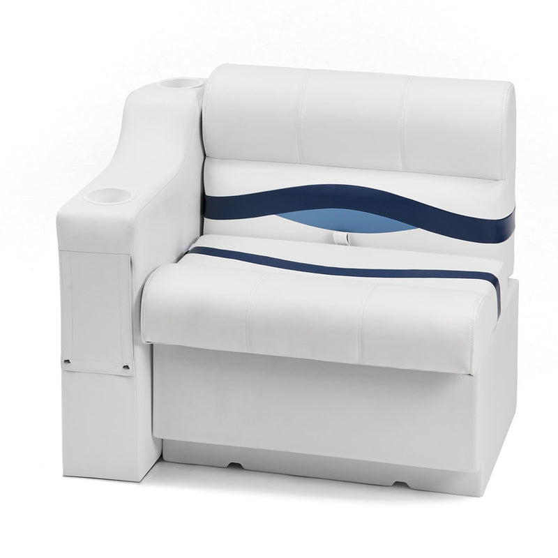 DeckMate Pontoon Boat Bench Armrest with bench front