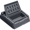 bass boat storage console and step in charcoal