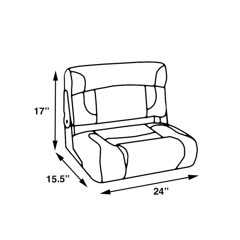 64" Compact Boat Bench Seats