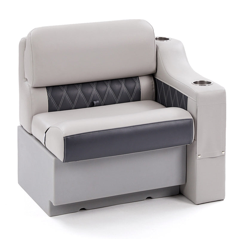 DeckMate Luxury Bench Arm Rest attached