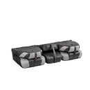 DeckMate Bass Boat Folding Bench Set with Jump Seat all closed