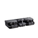 DeckMate Bass Boat Folding Bench Set with Jump Seat all closed