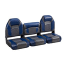 DeckMate Bass Boat Folding Bench Set with step middle Seat