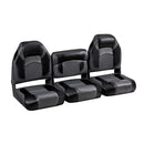 DeckMate Bass Boat Folding Bench Set with step middle Seat