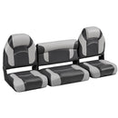 DeckMate Bass Boat Folding Bench Set with wide Jump Seat