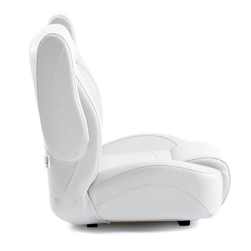 DeckMate Pontoon Helm Chair with armrests up