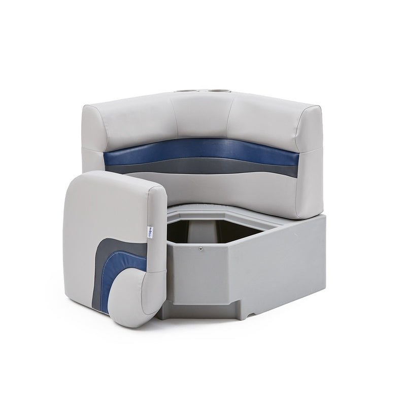 DeckMate Classic Corner Seat for Pontoon open