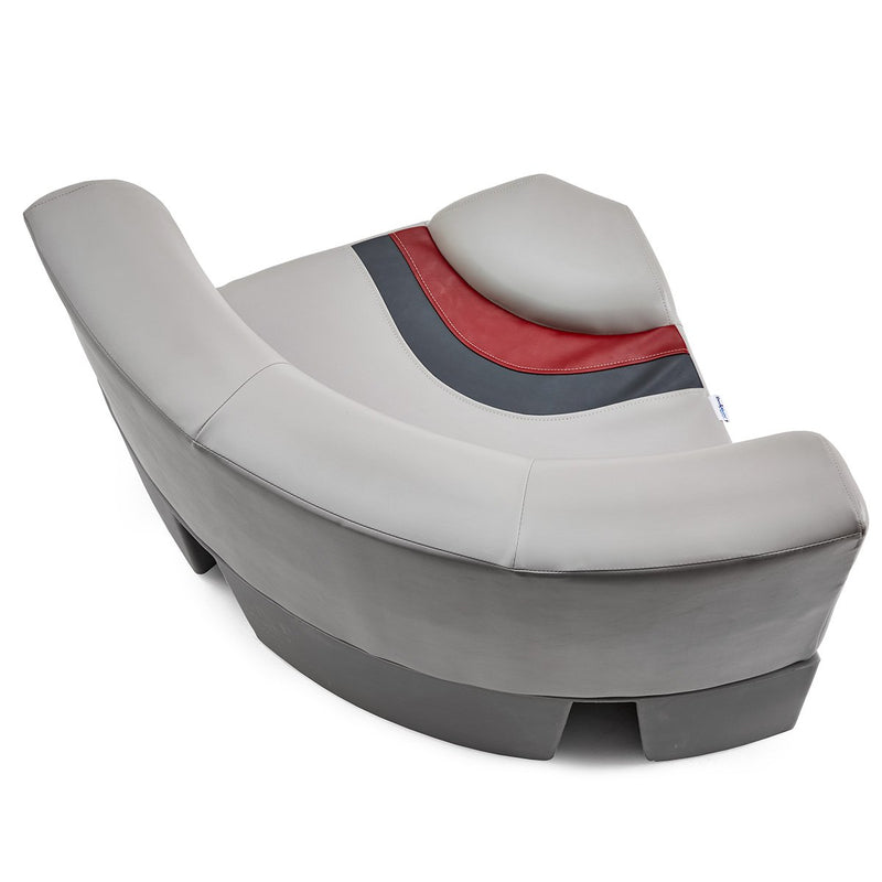 DeckMate Pontoon Boat Rounded Bow Seat cushion top down