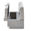 DeckMate Classic Pontoon Bench Boat Seat side open