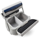 DeckMate Classic Pontoon Boat Flip Flop Seat opened