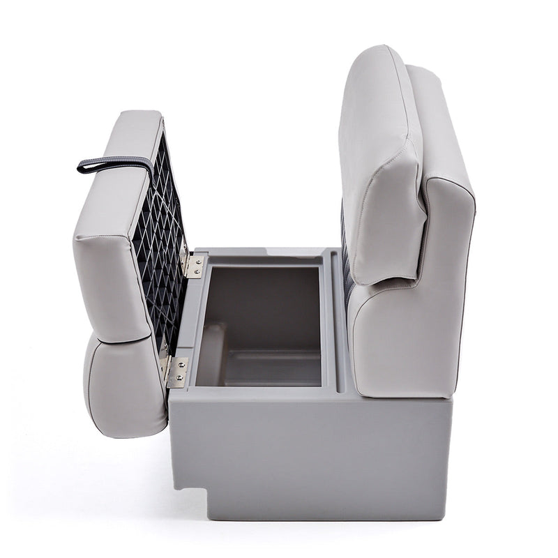 DeckMate Luxury Pontoon Bench profile open