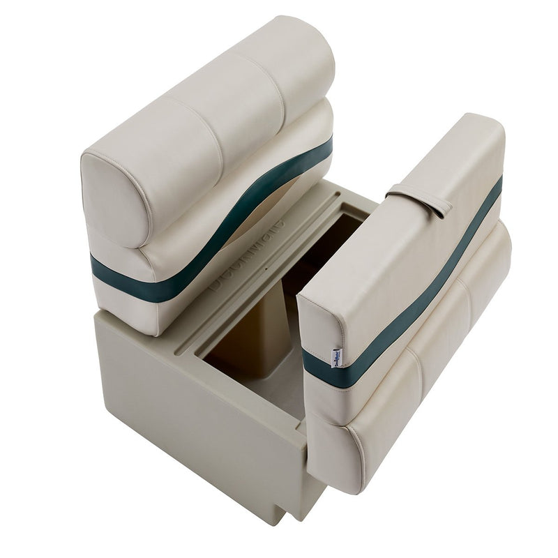 DeckMate Pontoon Bench top down open