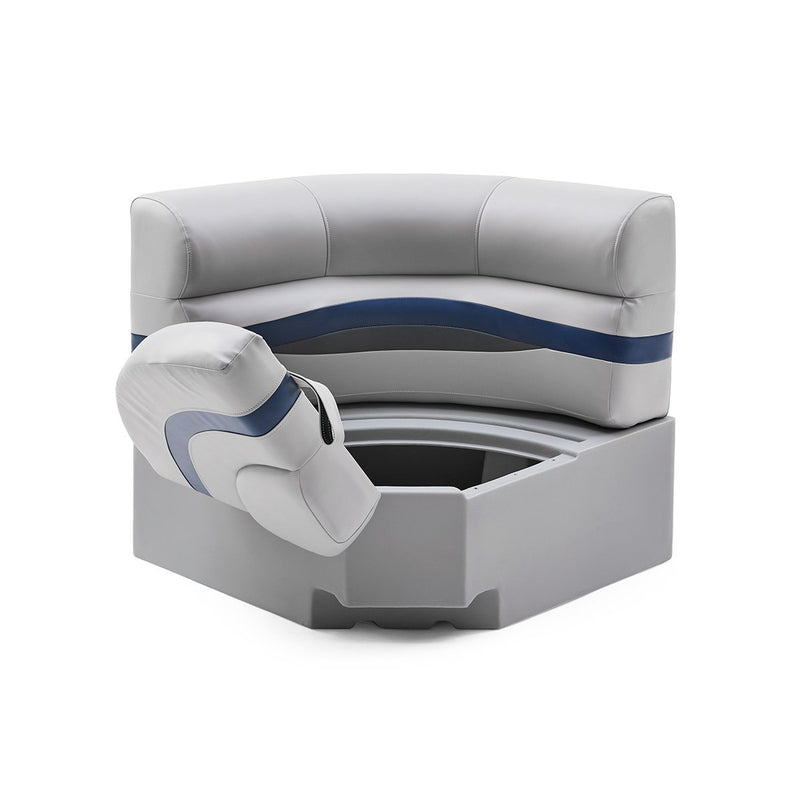 DeckMate Pontoon Bow Seat open