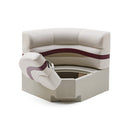 DeckMate Pontoon Bow Seat open