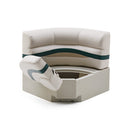 DeckMate Pontoon Bow Seat open