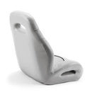 Deckmate High Back Sport Racing Style Bucket Seat White Marine Grade Vinyl Black Accent for sale