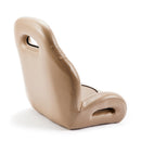 Deckmate High Back Sport Racing Style Bucket Seat Tan Marine Grade Vinyl Black Accent for sale