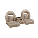 DeckMate Nitro Bass Boat Bench Set with closed jump seat