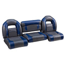 DeckMate Compact Bass Boat Bench Set with wide folding middle seat