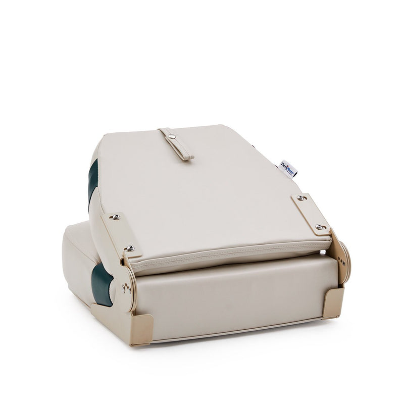 DeckMate Pontoon Boat Fishing Seat back closed