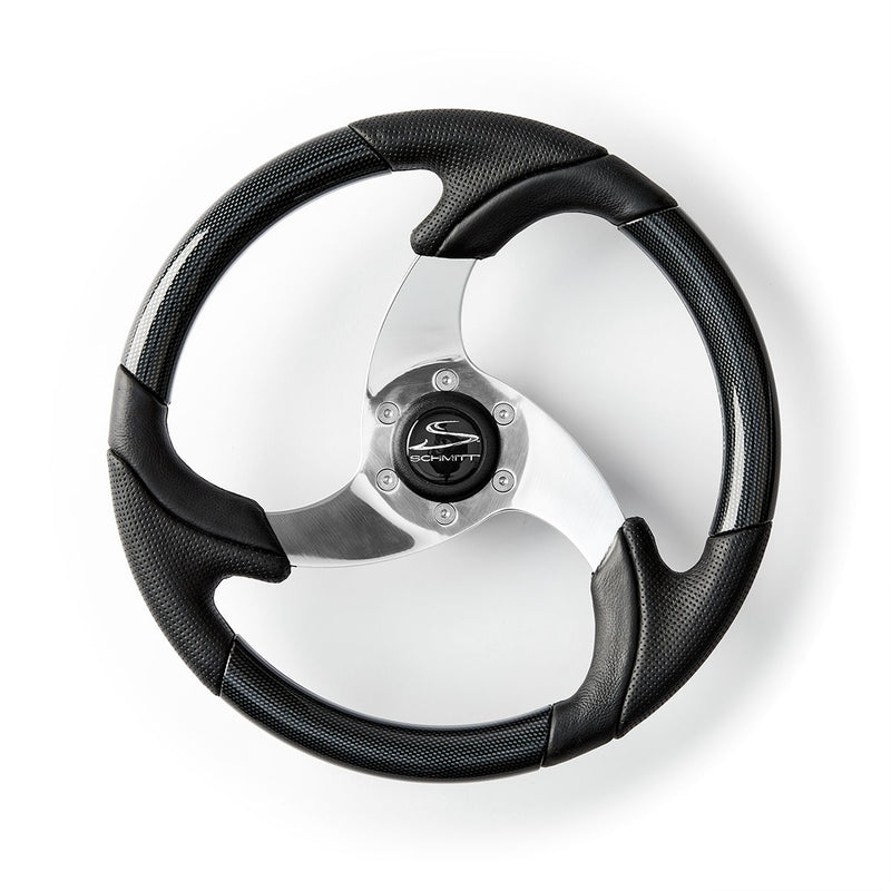 Deckmate Pontoon Boat Carbon Fiber steering Wheel