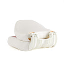 DeckMate Economy Center Hinge Cushion Fishing Boat Seat White Red Marine Grade Vinyl for sale