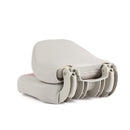 DeckMate Economy Center Hinge Cushion Fishing Boat Seat Gray Red Marine Grade Vinyl for sale