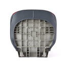 DeckMate Economy Center Hinge Cushion Fishing Boat Seat Charcoal Red Marine Grade Vinyl for sale