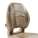 DeckMate Economy Center Hinge Cushion Fishing Boat Seat Tan Beige Marine Grade Vinyl for sale