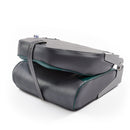 DeckMate Economy High Back Fishing Boat Seat Charcoal Green Marine Grade Vinyl for sale