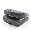 DeckMate Economy High Back Fishing Boat Seat Charcoal Gray Marine Grade Vinyl for sale