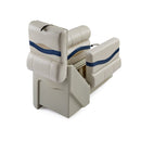 DeckMate Premium Right Lean Back Boat Seat attached open