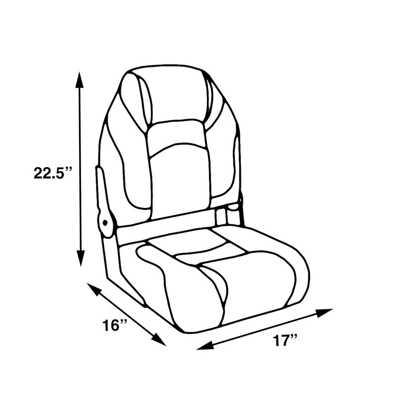 High Back Folding Boat Seats