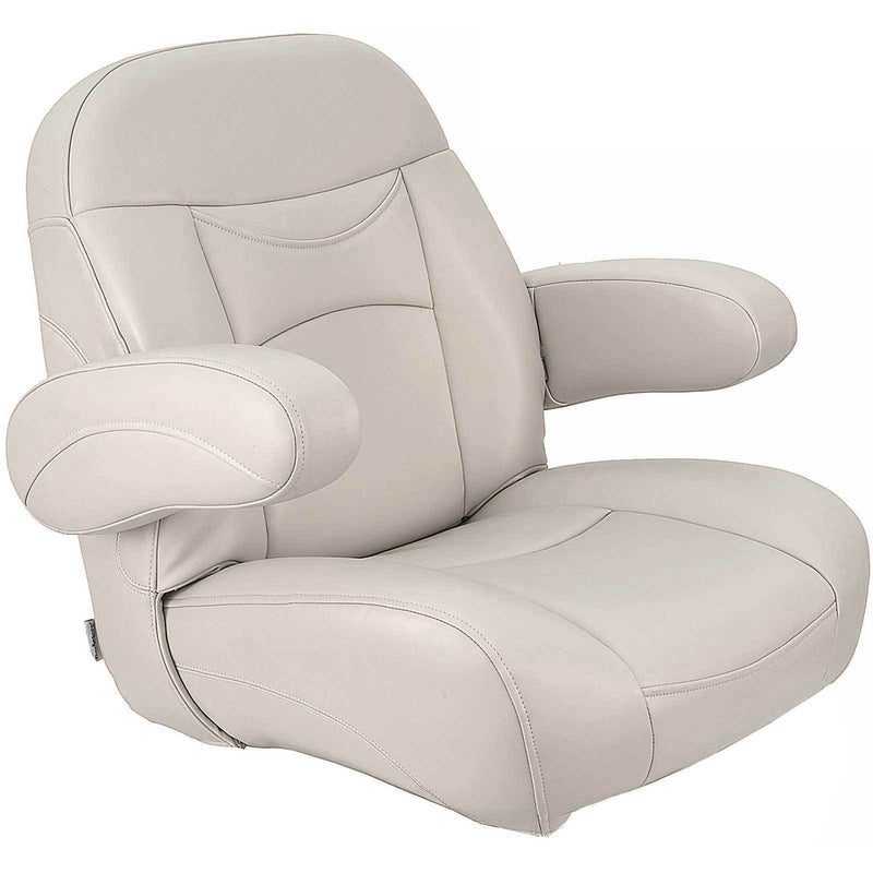 Low Back Helm Chair Boat Seat Marine Grade Vinyl For Sale