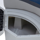 DeckMate Pontoon Boat Rounded Corner Seat open detail