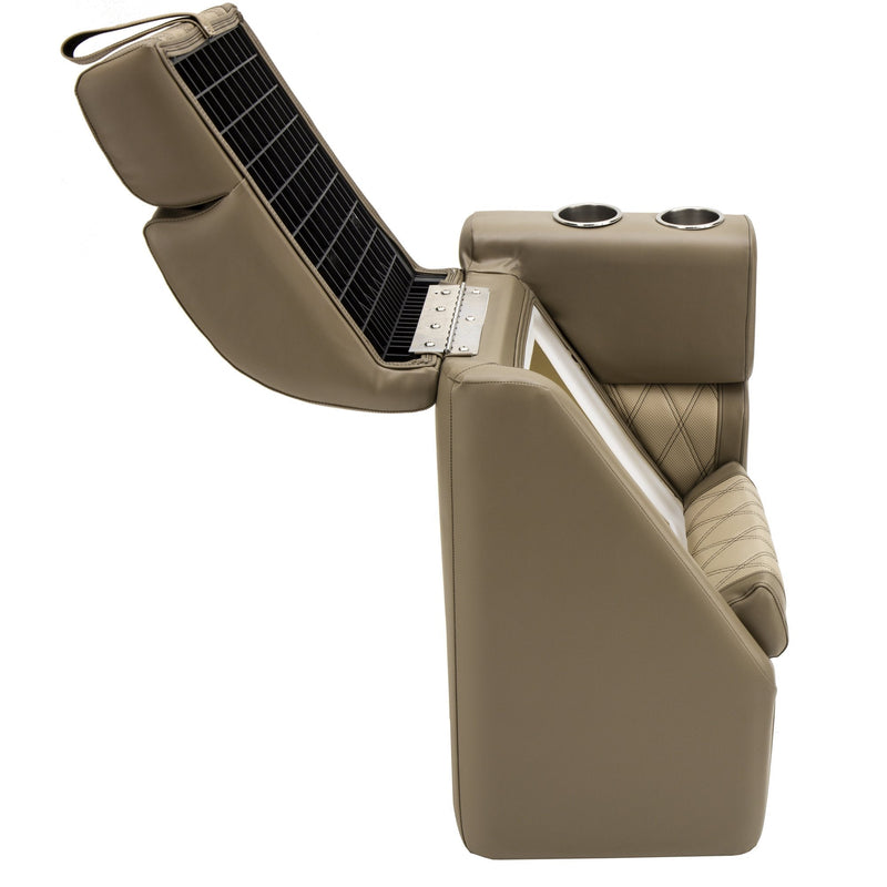 DeckMate Luxury Lean Back Seat open profile