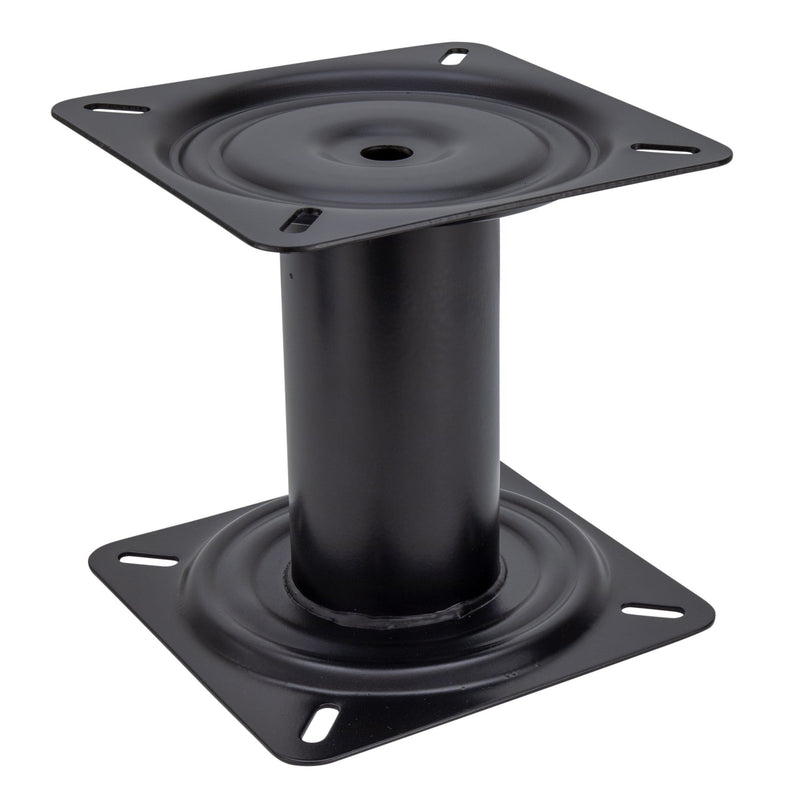 Heavy Duty Aluminum Boat Seat Base Mount - 7x7 Inch Pedestal For 3/4 Pin Posts